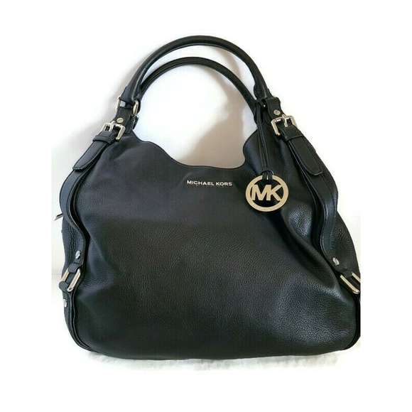 Michael Kors  Slouchy Hobo Black  Handbag  Pre-Owned - Picture 1 of 9